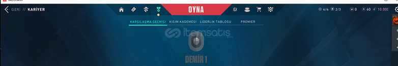 VALORANT DEMİR 1 MAİL DEĞİŞEN ½100 TR HESAP