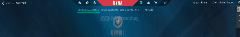 VALORANT DEMİR 1 MAİL DEĞİŞEN ½100 TR HESAP