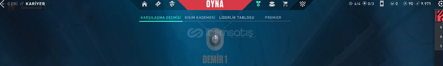 VALORANT DEMİR 1 MAİL DEĞİŞEN ½100 TR HESAP