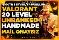 VALORANT DERECELİ AÇILMIŞ TR UNRANKED HESAP