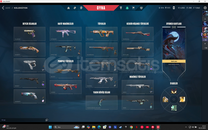 valorant dolu içinde 4.5k vp olan hesap