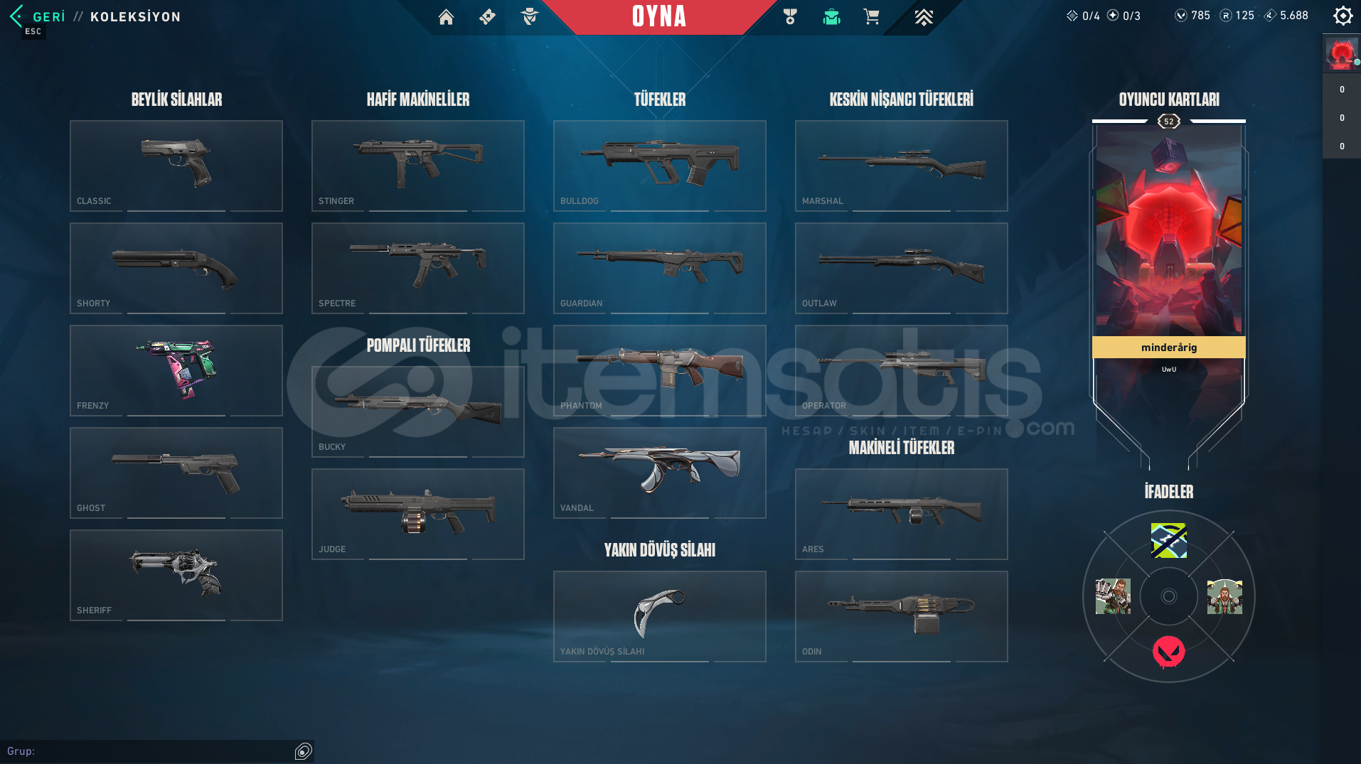 Valorant Eski Yücelik Mainlenmelik Güzel Skinli Valorant Eski Yücelik Mainlenmelik Güzel Skinli