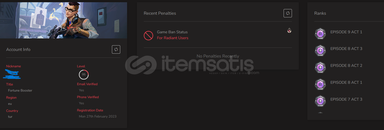 valorant full+full dia 1 hesab