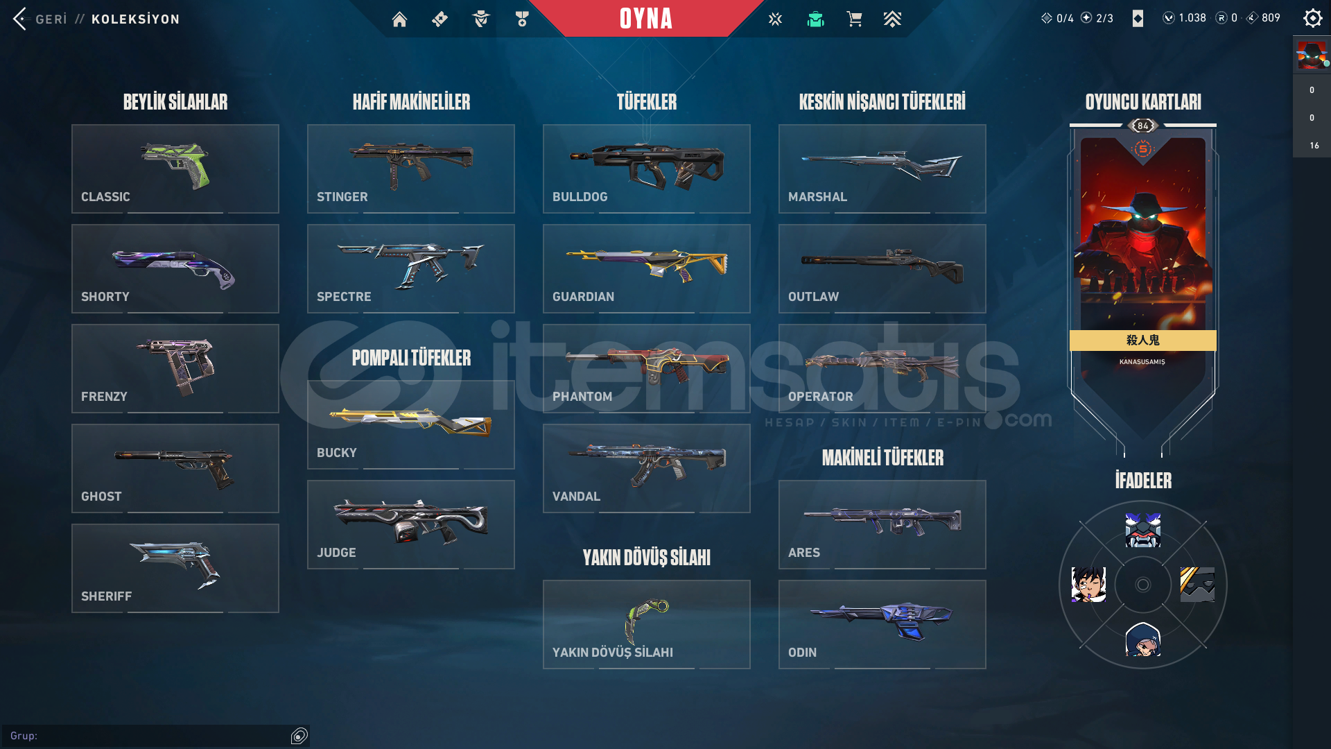 Valorant Full Premium Hesap | 120 Skin Valorant Full Premium Hesap | 120 Skin