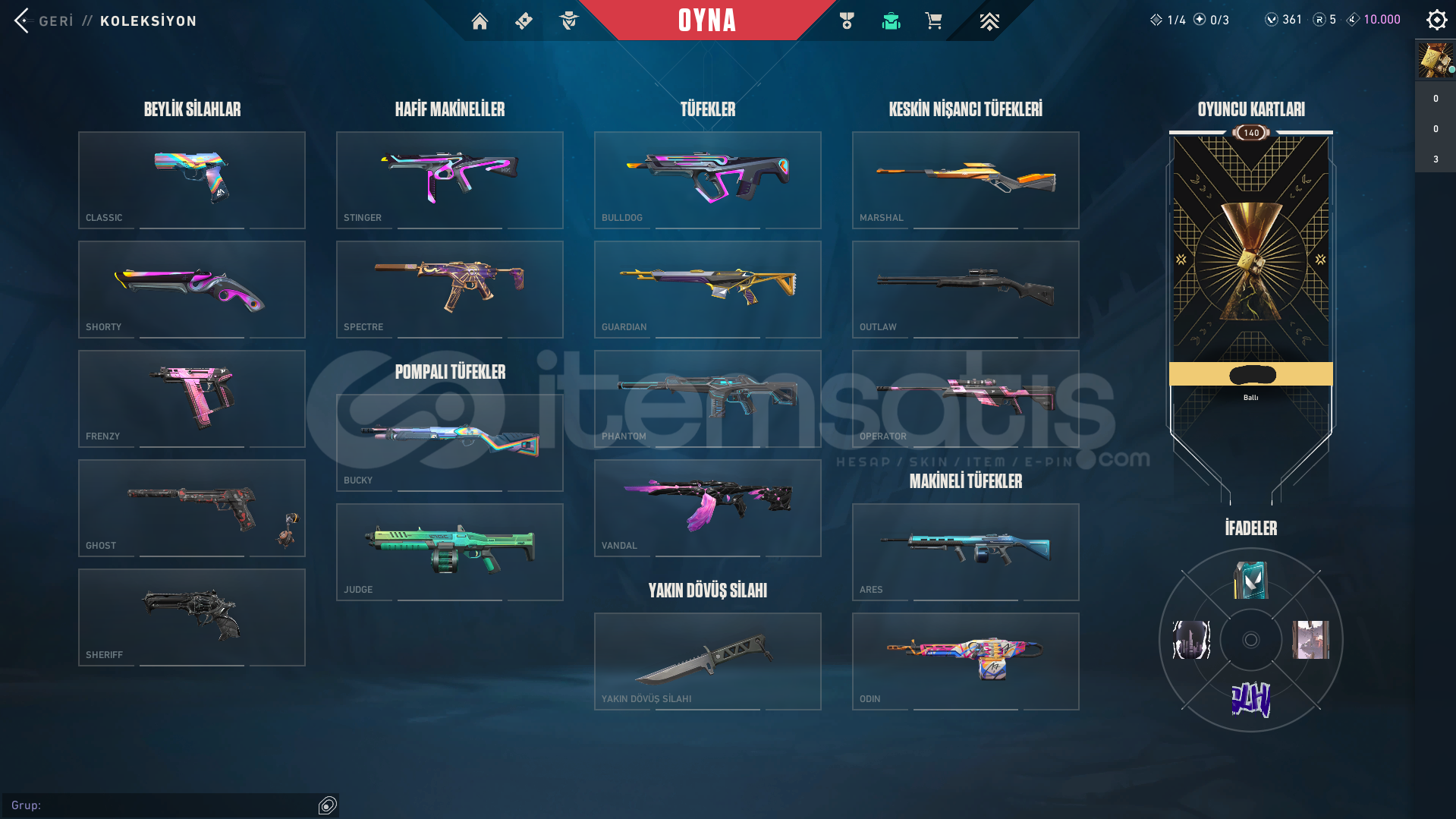 VALORANT FULL SKİNLİ HESAP +DOLMİR VANDAL VALORANT FULL SKİNLİ HESAP +DOLMİR VANDAL