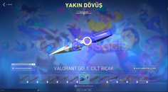 VALORANT GO! 1. CİLT KUNAİ FRESH