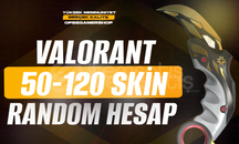 VALORANT GOLD RANDOM HESAP 50-120