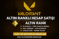 VALORANT GOLD RANK HESAP +20 LVL TEMİZ HESAP