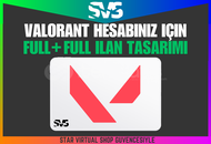 ⭐VALORANT HESABINIZ İÇİN İLAN TASARIMI⭐