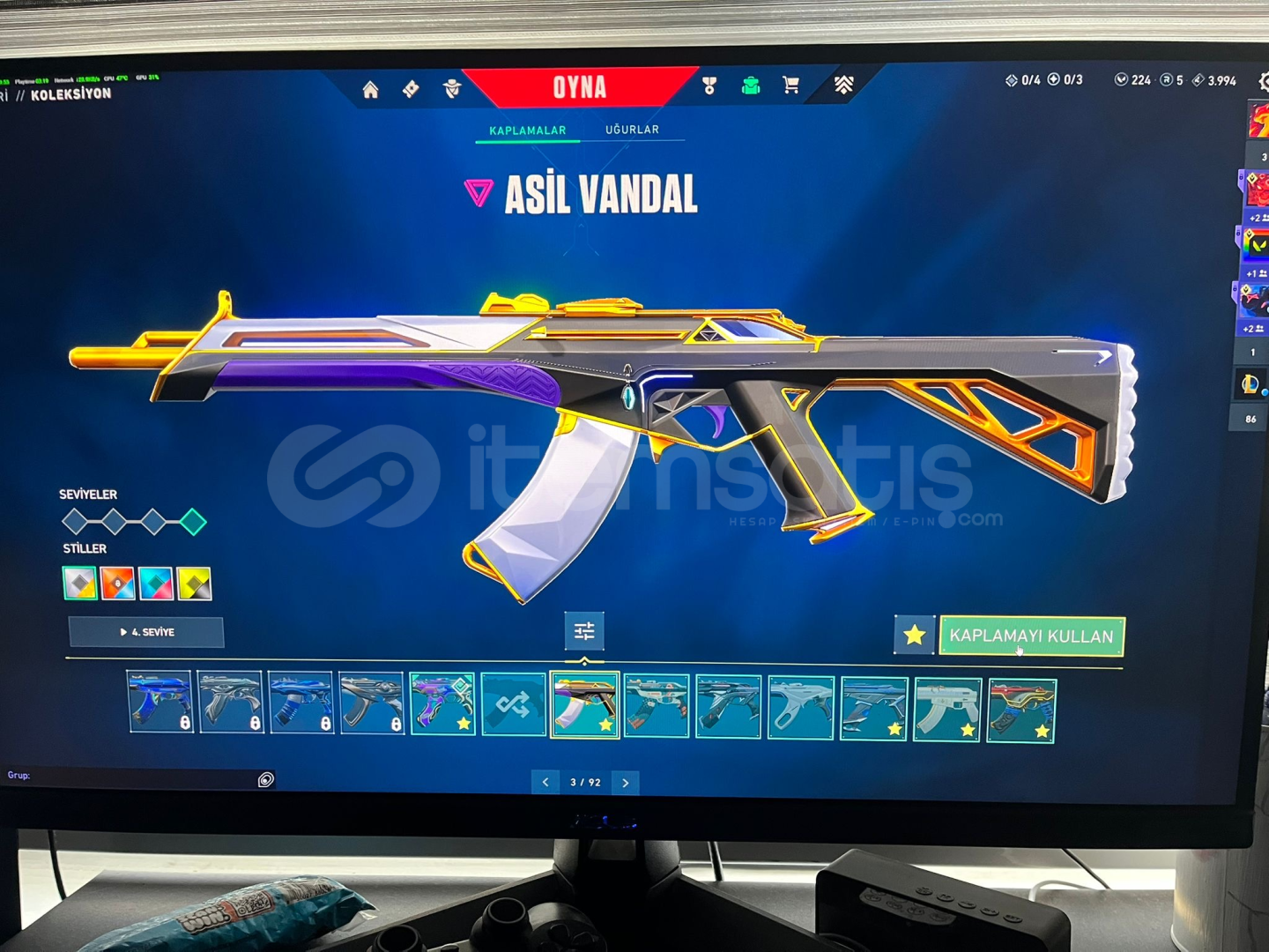 ✨6 VANDAL✨5 PHANTOM✨KURONOMİ VANDALLI VALO HESAB ✨6 VANDAL✨5 PHANTOM✨KURONOMİ VANDALLI VALO HESAB