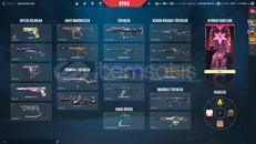 Valorant hesap skinli takılmlık 7gn Valorant hesap skinli takılmlık 7gn