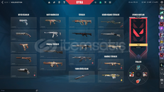 Valorant İmmo 3 bol skinli hesap