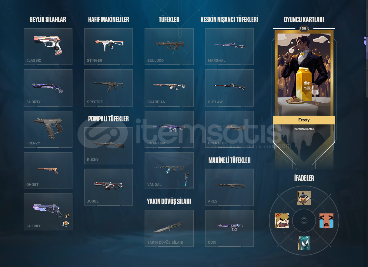 Valorant İmmortal Skinli Hesap Fresh mmr Valorant İmmortal Skinli Hesap Fresh mmr