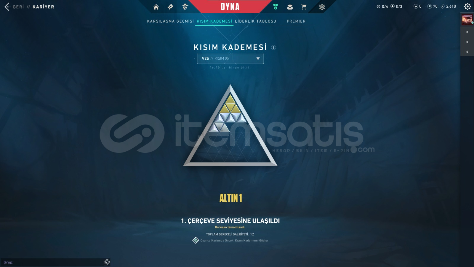 VALORANT KISIM 5 DE GOLD BITIRMIS HESAP VALORANT KISIM 5 DE GOLD BITIRMIS HESAP