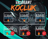 Valorant Koçluk – 2, 4, 8 Saat + Ajana Özel