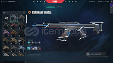 Valorant Kuronami Vandal + 4925 VP Hesap