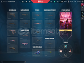 Valorant-Lol hesaplı bol kostümlü mainlik