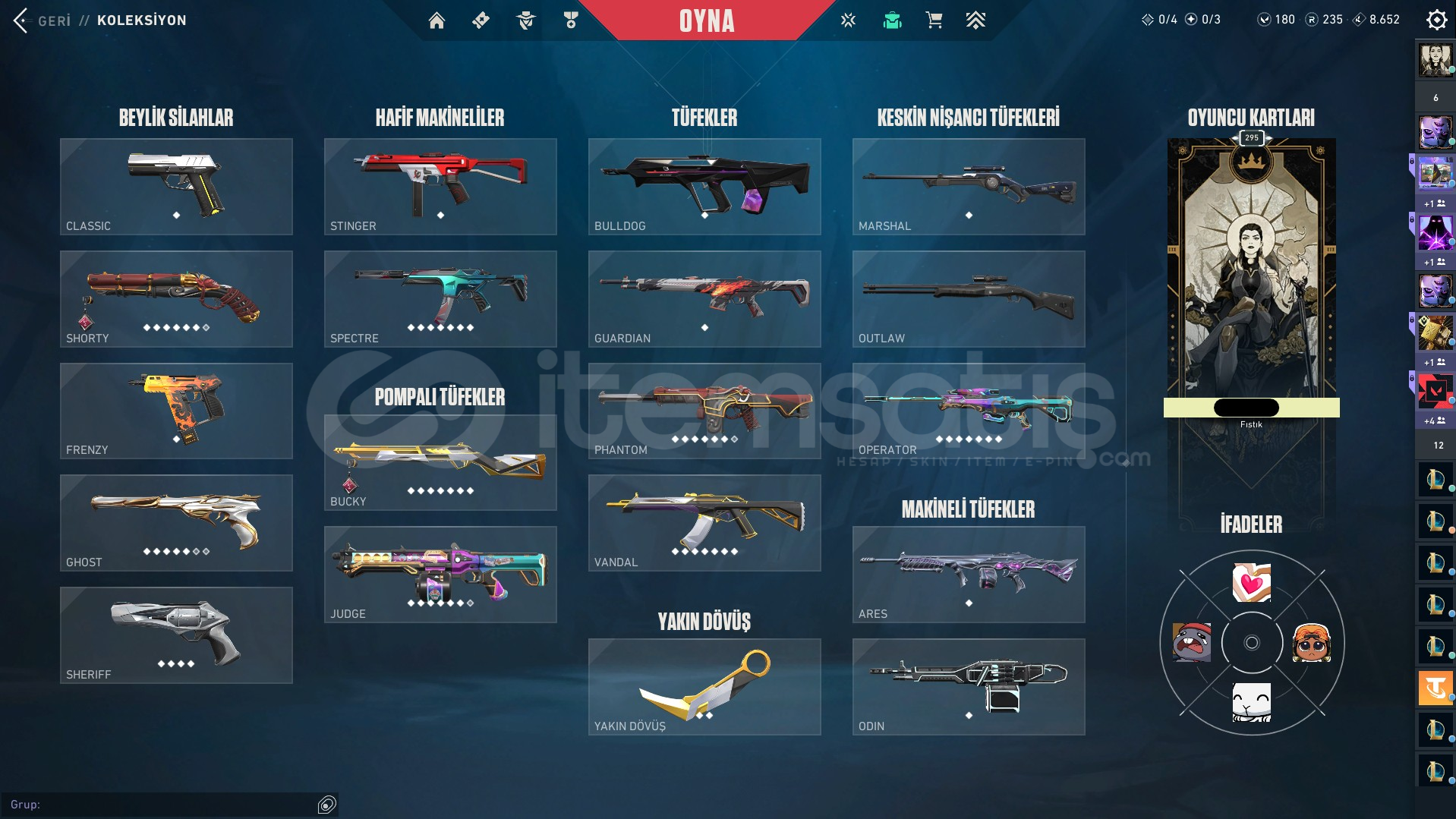 Valorant + Lol Yüksek Ranklı Hesap Valorant + Lol Yüksek Ranklı Hesap