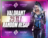 VALORANT MAİL DEĞİŞEN 25TL RANDOM HESAP