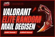 ⭐ Valorant Mail Değişen Elite Random Hesap⭐