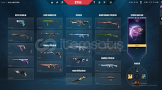 VALORANT MAİNLEMELİK 4 BIÇAKLI DOLU HESAP 