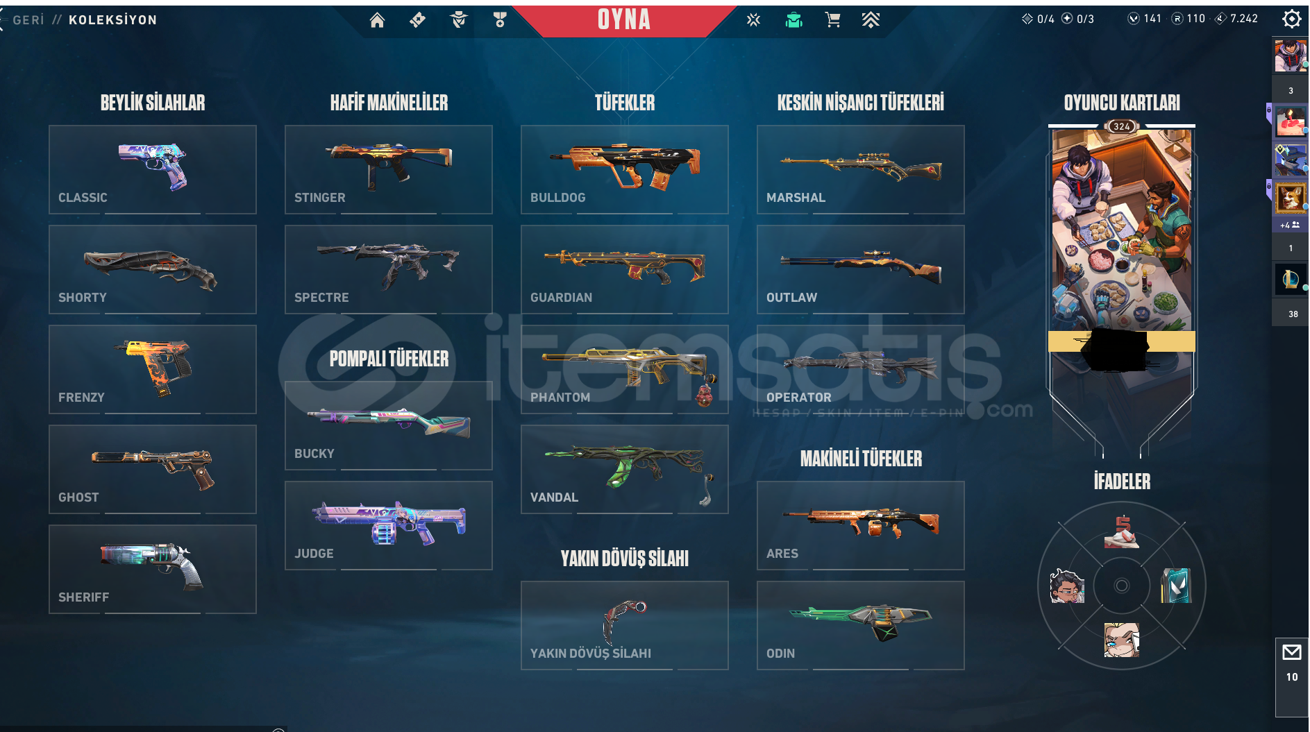 VALORANT MAİNLEMELİK BOOOL SKİNLİ HESAP VALORANT MAİNLEMELİK BOOOL SKİNLİ HESAP