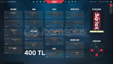 Valorant phantom skin hesap 370 TL