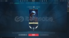 valorant plat 3 skinli hesap