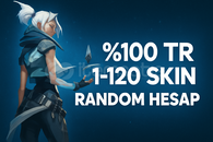 Valorant Premium Random Hesap 1-120 Skin