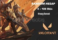 Valorant Prime Random Hesap 5-120