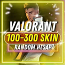 VALORANT RANDOM HESAP 100-250 SKİN ARASI VALORANT RANDOM HESAP 100-250 SKİN ARASI