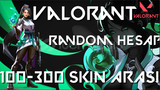 VALORANT RANDOM HESAP 100-300 SKİN ARASI
