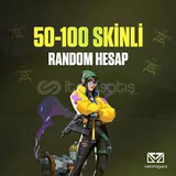 50-100 skin arası Valorant Random Hesap