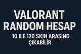 VALORANT RANDOM HESAP