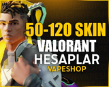 VALORANT RANDOM HESAP 50-120 SKİN 