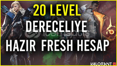 VALORANT RANKED READY +20 LEVEL TR HESAP