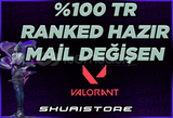 %100TR VALORANT RANKED READY MAİL DEĞİŞEN!