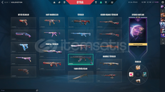 Valorant skinli hesap