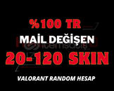 VALORANT - TR 20-120 SKİN MAİL DEĞİŞEN HESAP