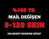 VALORANT - TR 5-120 SKİN MAİL DEĞİŞEN HESAP