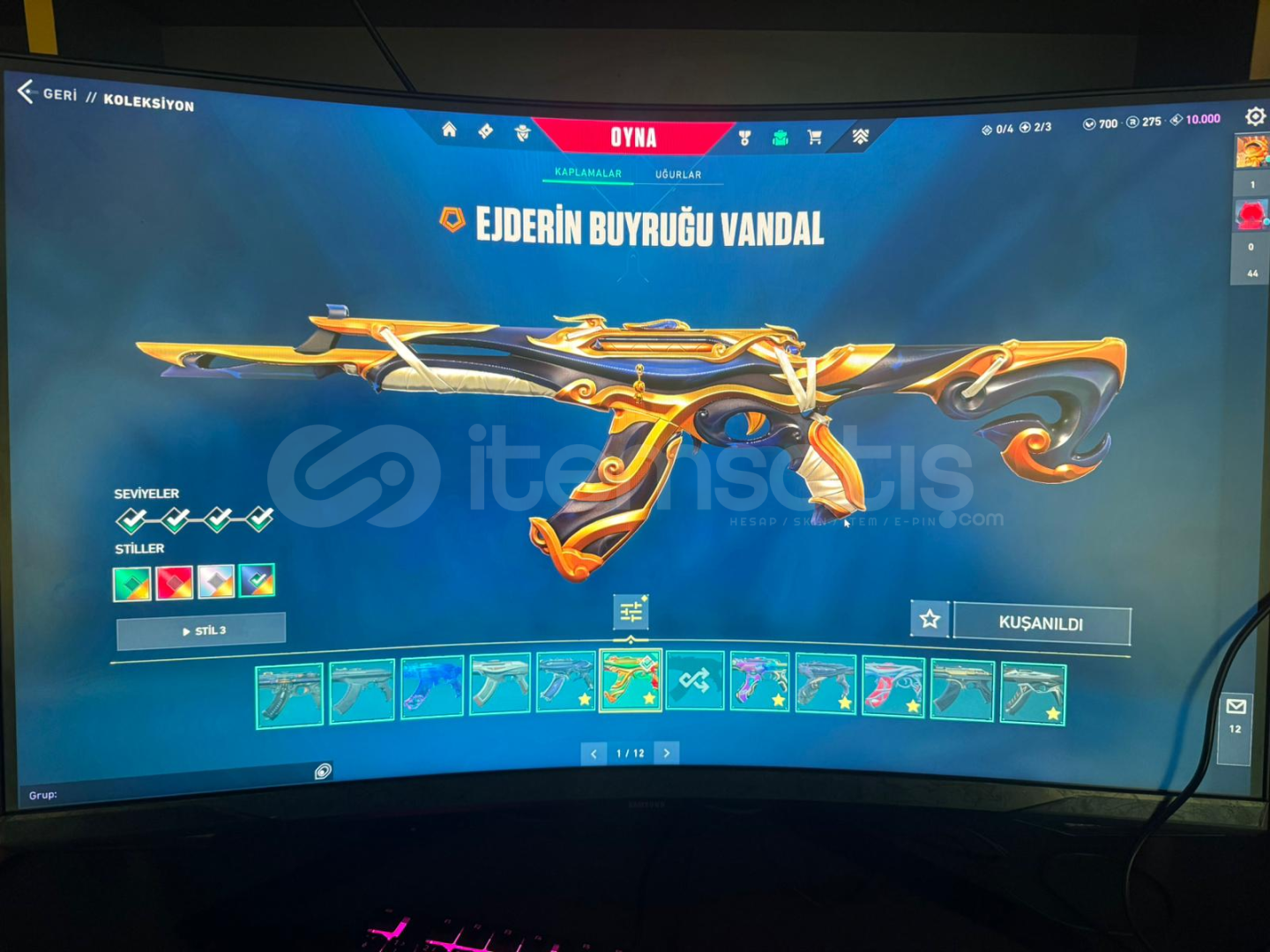 ???? VALORANT TR Hesabı | Nadir Skin Koleksiyonu! ???? VALORANT TR Hesabı | Nadir Skin Koleksiyonu!