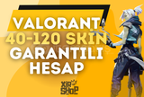 ⭐VALORANT ULTİMATE 40-120 SKIN GARANTİLİ RANDOM