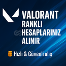 Valorant Unranked veya normal ranklı hesap ilanı