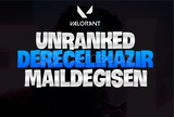 VALORANT UNRANKED TR MAİLLİ HESAP!!!