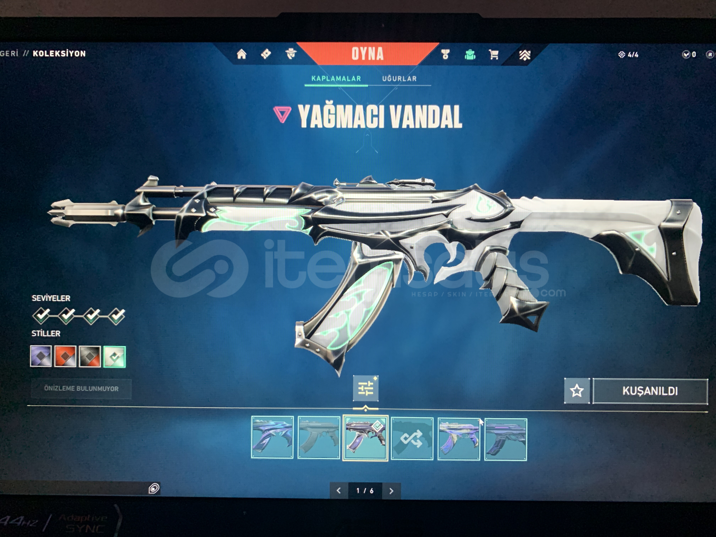 VALORANT UZAYLI AVCISI BIÇAKLI UYGUN HESAP VALORANT UZAYLI AVCISI BIÇAKLI UYGUN HESAP