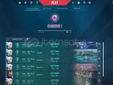 Valorant Yüksek MMR Elmas 1 hesap!