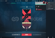 Valorant yüksek MMR Immortal 1 HESAP