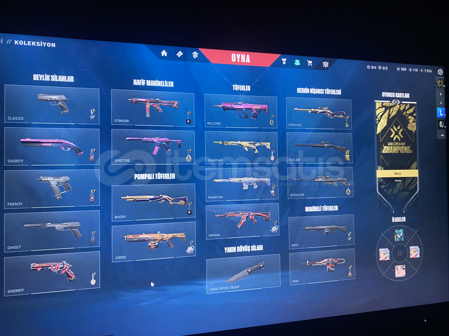 ⚡|MAİLİYLE VERİLECEKTİR!|20 SKİN İÇERİR|550VP|⚡ ⚡|MAİLİYLE VERİLECEKTİR!|20 SKİN İÇERİR|550VP|⚡