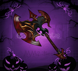 vampire axe battle axe hallowen mm2