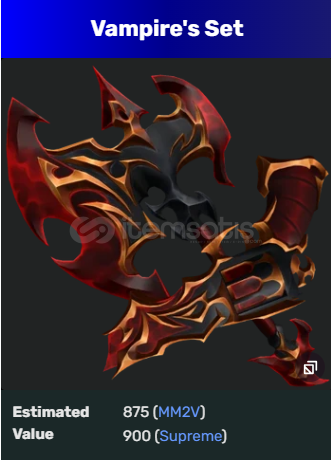 Vampire's Set - MM2 Vampire's Set - MM2